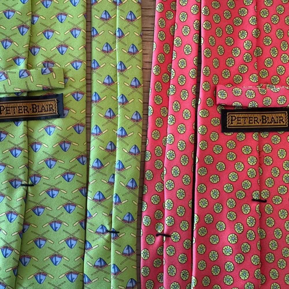 Colorful Patterned Ties Set - Picture 2 of 2